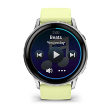 Load image into Gallery viewer, Garmin Venu 4 - 45mm - Silver with Citron Silicone band