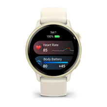Load image into Gallery viewer, Garmin Vivoactive 6 - Lunar Gold with Bone Band