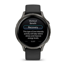Load image into Gallery viewer, Garmin Venu 4 - 41mm - Slate with Black Silicone Band