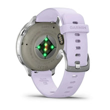 Load image into Gallery viewer, Garmin Venu 4 - 41mm - Silver with Periwinkle Silicone Band