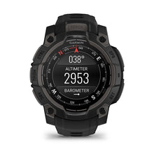 Load image into Gallery viewer, Garmin Instinct 3 - 45 mm AMOLED - Black w/ Black Silicone Band