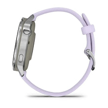 Load image into Gallery viewer, Garmin Venu 4 - 41mm - Silver with Periwinkle Silicone Band