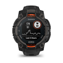 Load image into Gallery viewer, Garmin Instinct 3 - 45 mm Solar - Black w/ Black Silicone Band