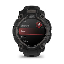 Load image into Gallery viewer, Garmin Instinct 3 - 45 mm AMOLED - Black w/ Black Silicone Band