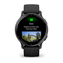 Load image into Gallery viewer, Garmin Vivoactive 5 - Slate Aluminum Bezel with Black Case and Silicone Band