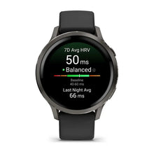 Load image into Gallery viewer, Garmin Venu 4 - 41mm - Slate with Black Silicone Band
