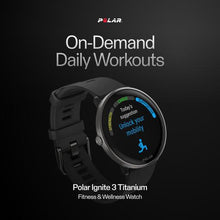 Load image into Gallery viewer, Polar Ignite 3 Titanium - Black Silicone